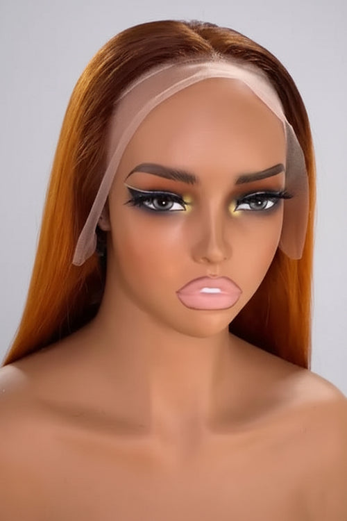 Mannequin head with a wig for sample